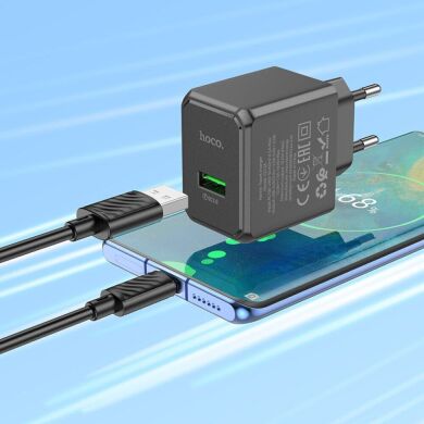 Сетевое зарядное устройство Hoco CS12A Ocean QC3.0 - Black