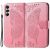 Чехол UniCase Butterfly Pattern для Samsung Galaxy A05s (A057) - Pink