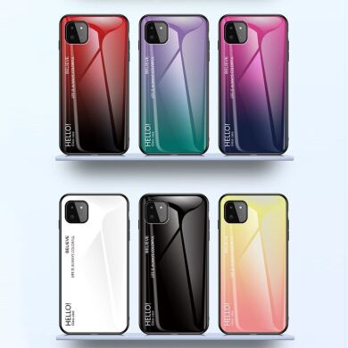 Защитный чехол Deexe Gradient Color для Samsung Galaxy A22 5G (A226) - Pink / Purple