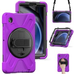 Захисний чохол Deexe Shockproof Case для Samsung Galaxy Tab A9 (X110/115) - Purple