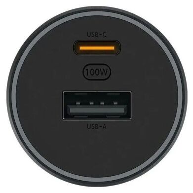 Автомобильное зарядное устройство Xiaomi 100W Car (CC07ZM) - Black