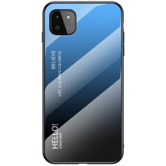 Защитный чехол Deexe Gradient Color для Samsung Galaxy A22 5G (A226) - Black / Blue