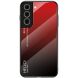 Защитный чехол Deexe Gradient Color для Samsung Galaxy S21 FE (G990) - Black / Red. Фото 1 из 11