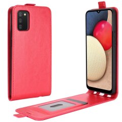 Чехол Deexe Flip Case для Samsung Galaxy A02s (A025) - Red