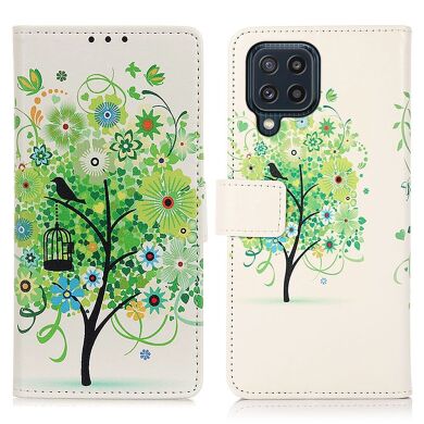 Чехол Deexe Life Style Wallet для Samsung Galaxy M32 (M325) - Green Tree