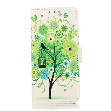 Чехол Deexe Life Style Wallet для Samsung Galaxy M32 (M325) - Green Tree
