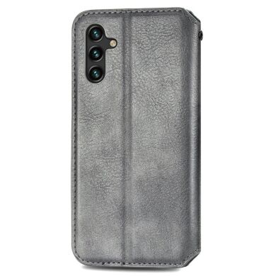 Чехол Deexe Rhombus Wallet для Samsung Galaxy A13 5G (A136) / A04s (A047) - Grey