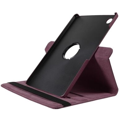 Чехол Deexe Rotation для Samsung Galaxy Tab A8 10.5 (X200/205) - Wine Red