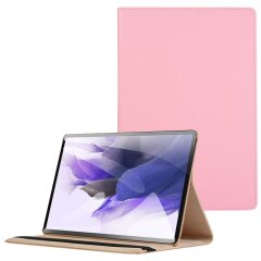 Чехол Deexe Rotation для Samsung Galaxy Tab S7 FE (T730/T736) - Pink