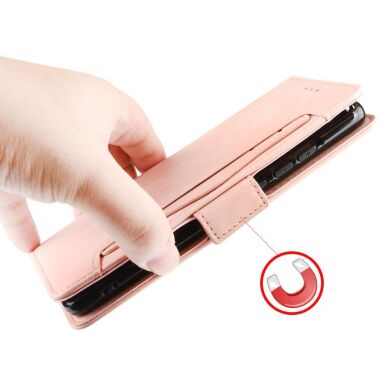 Чехол Deexe Wallet Stand для Samsung Galaxy A03 Core (A032) - Pink