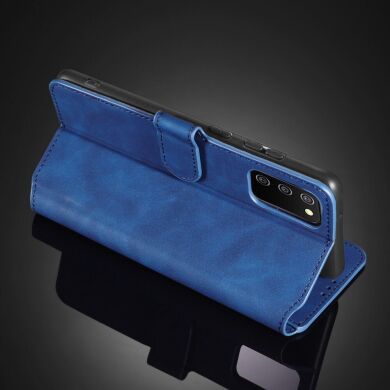 Чехол DG.MING Retro Style для Samsung Galaxy A02s (A025) - Blue