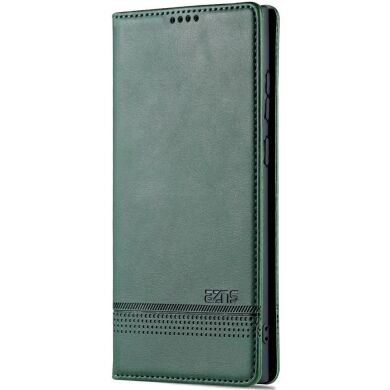 Чехол-книжка AZNS Classic Series для Samsung Galaxy S22 Ultra - Green