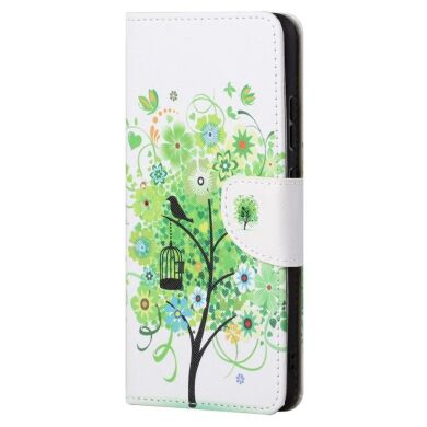 Чехол-книжка Deexe Color Wallet для Samsung Galaxy A04s (A047) / A13 5G (A136) - Green Tree