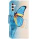 Чехол-книжка Deexe Color Wallet для Samsung Galaxy A14 (А145) - Butterfly. Фото 6 из 6