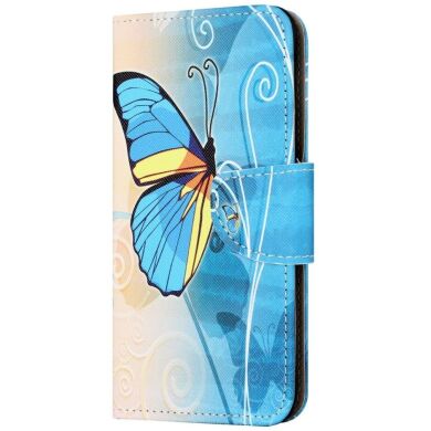 Чехол-книжка Deexe Color Wallet для Samsung Galaxy A14 (А145) - Butterfly