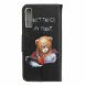 Чехол-книжка Deexe Color Wallet для Samsung Galaxy A70 (A705) - Brown Bear and Warning Words. Фото 3 из 8