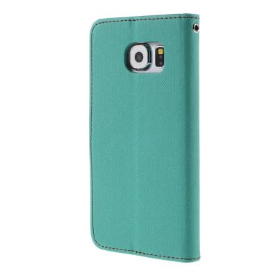 Чехол-книжка ROAR KOREA Cloth Texture для Samsung Galaxy S6 (G920) - Green