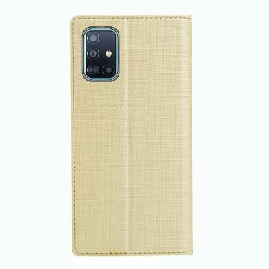 Чехол-книжка VILI DMX Style для Samsung Galaxy A51 (А515) - Gold