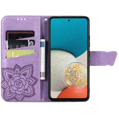 Чехол UniCase Butterfly Pattern для Samsung Galaxy A53 (A536) - Light Purple