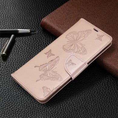 Чехол UniCase Butterfly Pattern для Samsung Galaxy S20 Plus (G985) - Rose Gold