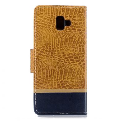 Чехол UniCase Croco Wallet для Samsung Galaxy J6+ (J610) - Brown