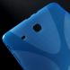Силиконовая накладка Deexe X-Shaped для Samsung Galaxy Tab E 9.6 (T560/561) - Blue. Фото 5 из 6