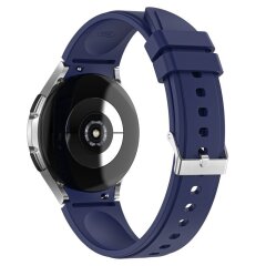 Ремешок UniCase Silicone Strap для Samsung Galaxy Watch 4 Classic (46mm) / Watch 4 Classic (42mm) / Watch 4 (40mm) / Watch 4 (44mm) - Dark Blue