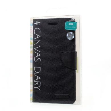 Чехол-книжка MERCURY Canvas Diary для Samsung Galaxy A7 2017 (A720) - Black