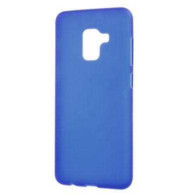 Силиконовый чехол Deexe Soft Case для Samsung Galaxy A8+ 2018 (A730) - Blue