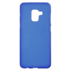 Силиконовый чехол Deexe Soft Case для Samsung Galaxy A8+ 2018 (A730) - Blue