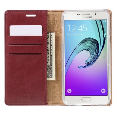 Чехол MERCURY Classic Flip для Samsung Galaxy J7 2016 (J710) - Wine Red