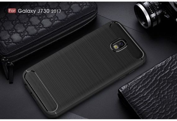 Защитный чехол UniCase Carbon для Samsung Galaxy J7 2017 (J730) - Black