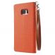 Чехол-книжка MERCURY Canvas Wallet для Samsung Galaxy S7 edge (G935) - Orange. Фото 2 из 6