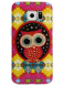 Силиконовая накладка Deexe Life Style для Samsung Galaxy S7 (G930) - Mosaic Owl. Фото 1 из 4