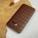 Кожаная наклейка Glueskin Brown Croco для Samsung Galaxy S8 (G950). Фото 2 из 13