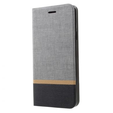 Чехол-книжка Deexe Lines Texture для Samsung Galaxy S9 Plus (G965) - Grey