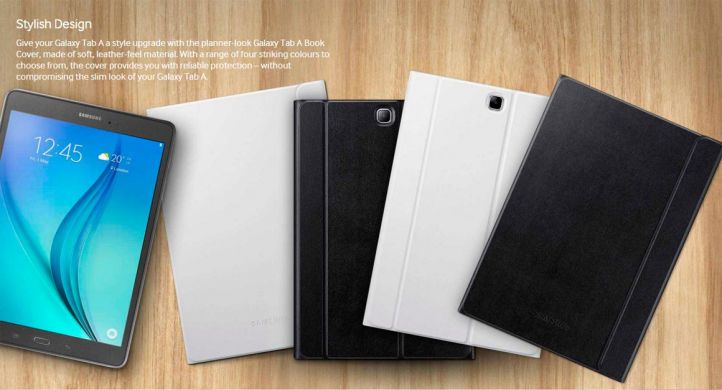 Чехол Book Cover PU для Samsung Galaxy Tab A 9.7 (T550/551) EF-BT550PBEGRU - Black