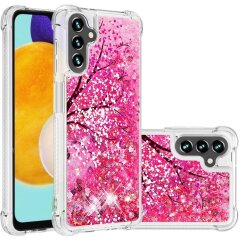 Силіконовий (TPU) чохол Deexe Fashion Glitter для Samsung Galaxy A13 5G (A136) / A04s (A047) - Cherry Blossom