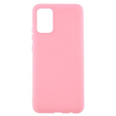 Силиконовый (TPU) чехол Deexe Matte Case для Samsung Galaxy A02s (A025) - Pink