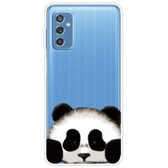 Силиконовый (TPU) чехол Deexe Pretty Glossy для Samsung Galaxy M52 (M526) - Cute Panda
