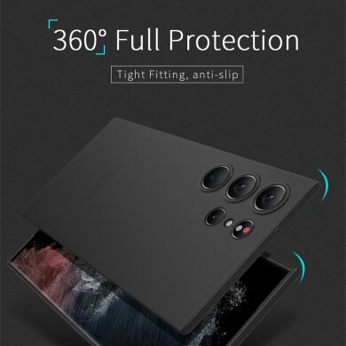 Силиконовый (TPU) чехол X-LEVEL Ultra-thin 0.4mm для Samsung Galaxy S23 Ultra (S918) - Transparent Black