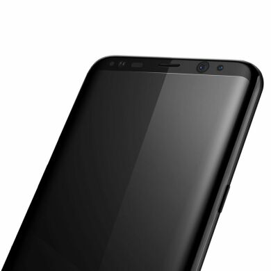 Защитное стекло BASEUS 3D Curved Silk Print Full Cover для Samsung Galaxy S8 (G950) - Black