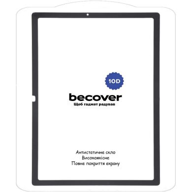 Защитное стекло BeCover 10D для Samsung Galaxy Tab A8 10.5 (2021) - Black
