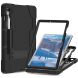 Защитный чехол Deexe Color Kickstand для Samsung Galaxy Tab S9 / S9 FE (X710/716/510) - Black. Фото 3 из 12