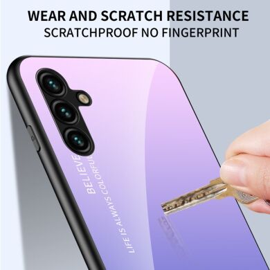 Защитный чехол Deexe Gradient Color для Samsung Galaxy A24 (A245) - Pink / Purple
