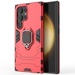 Защитный чехол Deexe Hybrid Case для Samsung Galaxy S24 Ultra - Red