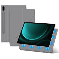 Захисний чохол Deexe Magnetic Case для Samsung Galaxy Tab S9 FE Plus (X610/616) - Grey