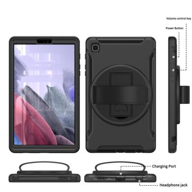 Защитный чехол Deexe Rotation Hybrid для Samsung Galaxy Tab A7 Lite (T220/T225) - Black