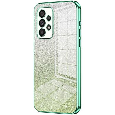Защитный чехол Deexe Sparkles Cover для Samsung Galaxy A53 (A536) - Green