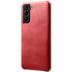 Защитный чехол KSQ Leather Cover для Samsung Galaxy S22 (S901) - Red
